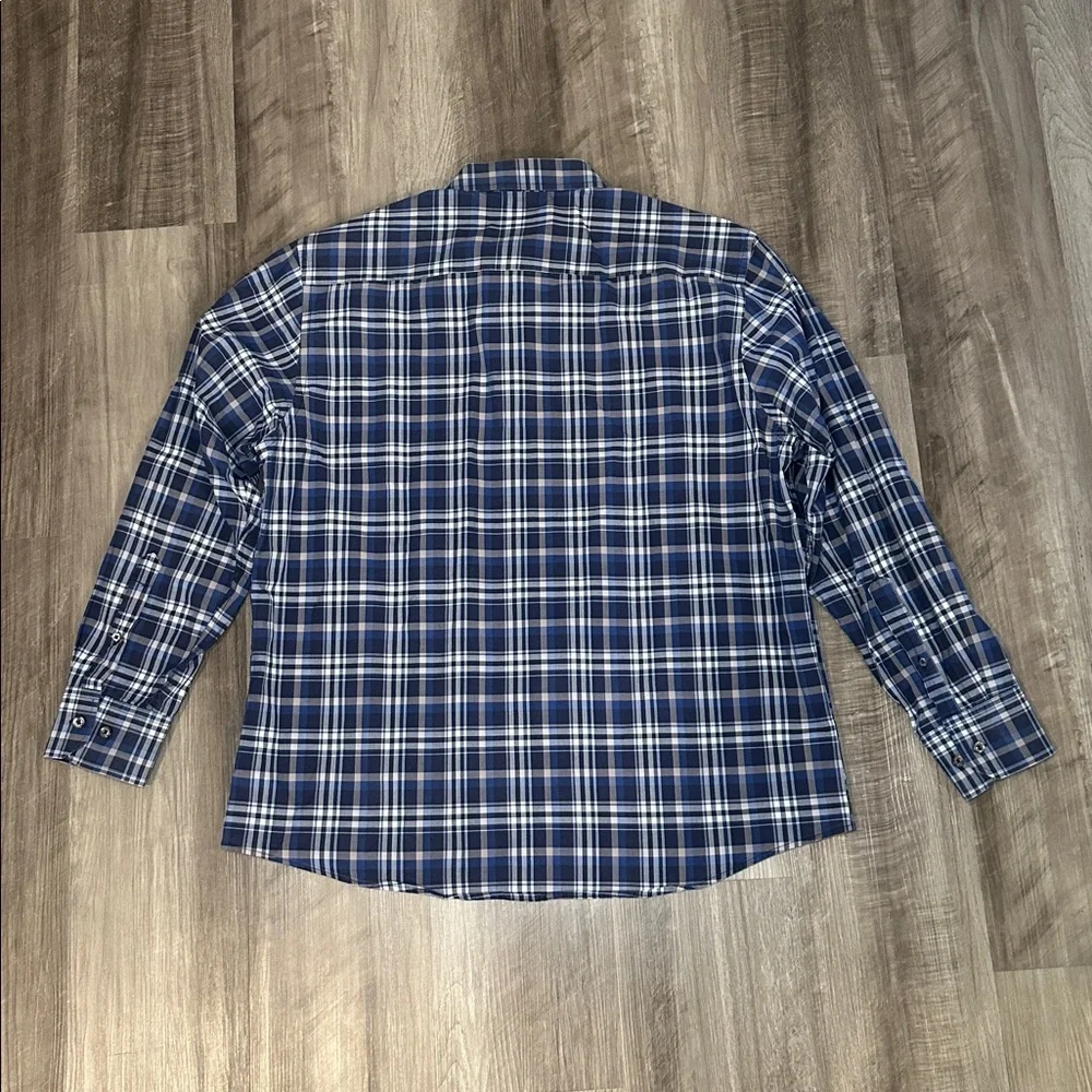 Kolte Plaid Long Sleeve Button Down - XL (17.5) - Picture 3 of 6